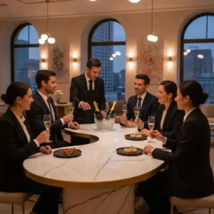 Lire la suite à propos de l’article Dégustation champagne entreprise, le format premium 2026