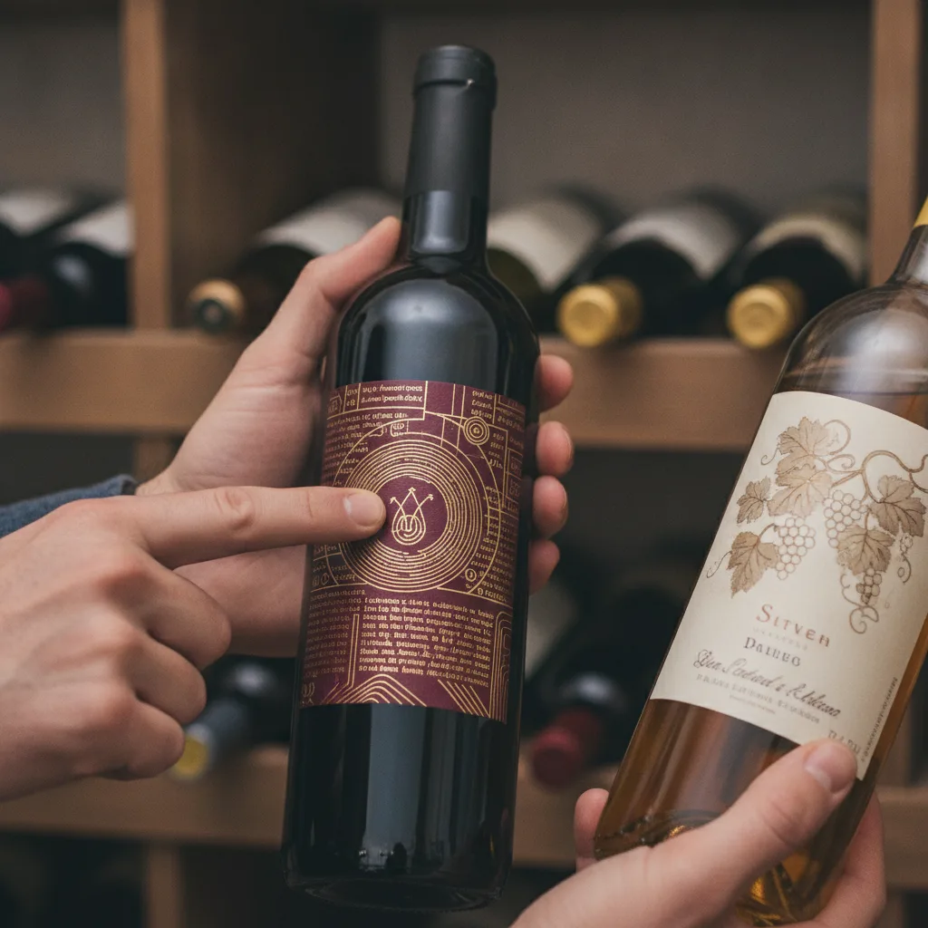lire étiquette bouteille vin