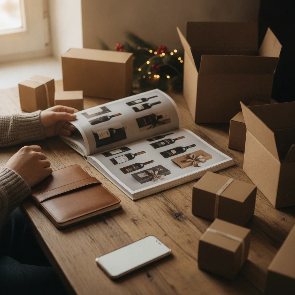 coffret vin noël CSE